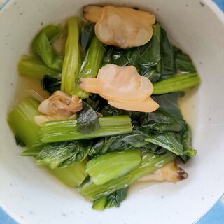 あさりと小松菜のさっと煮